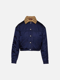 Reversible Jacket,GUCCI,NAVY MULTI,Image 1