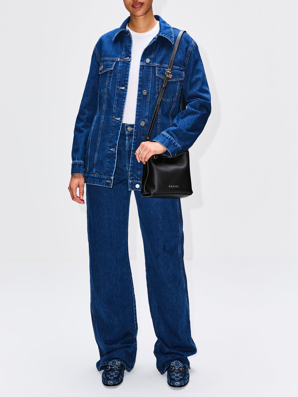 Horsebit 1953 Loafer,GUCCI,DENIM,Image 3