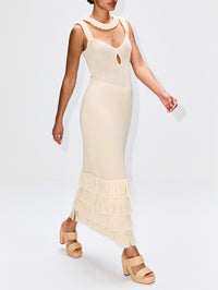 Clean Slate Midi Dress,JOHANNA ORTIZ,ECRU,Image 3
