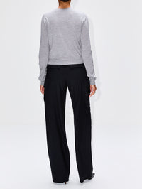 Straight Leg Trouser,BOTTEGA VENETA,DARK BLUE,Image 4