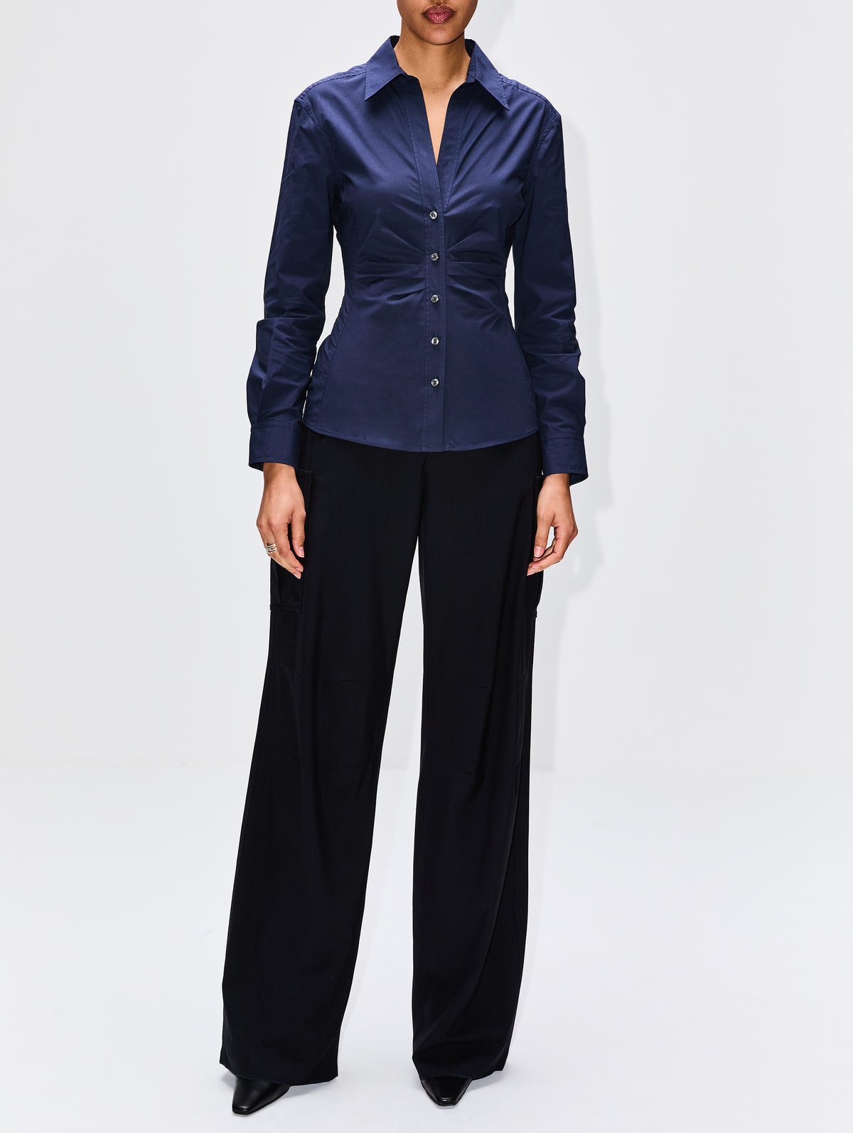 Savile Shirt,CALLAS MILANO,NAVY,Image 2