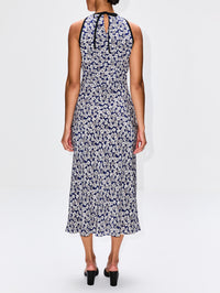 Floral Dress,MIU MIU,BLUE,Image 4