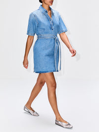 Henley Mini Dress,SPRWMN,PARADIS,Image 3
