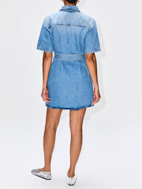 Henley Mini Dress,SPRWMN,PARADIS,Image 4