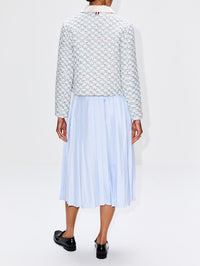 Down Patch Pocket Golf Jacket,THOM BROWNE,MEDIUM GREY,Image 3