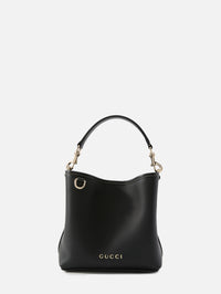 New Line Leather Shoulder Bag,GUCCI,BLACK,Image 1