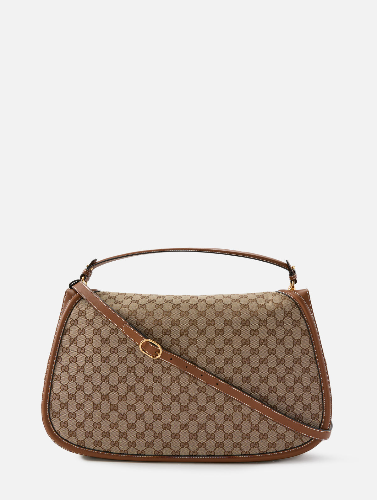 Large Blondie Shoulder Bag,GUCCI,BEIGE/DARK BROWN,Image 3
