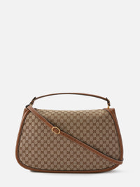 Large Blondie Shoulder Bag,GUCCI,BEIGE/DARK BROWN,Image 3