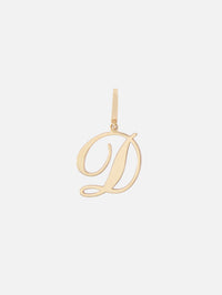 Medium Initial Charm,SHYLEE ROSE,YELLOW GOLD,Image 1