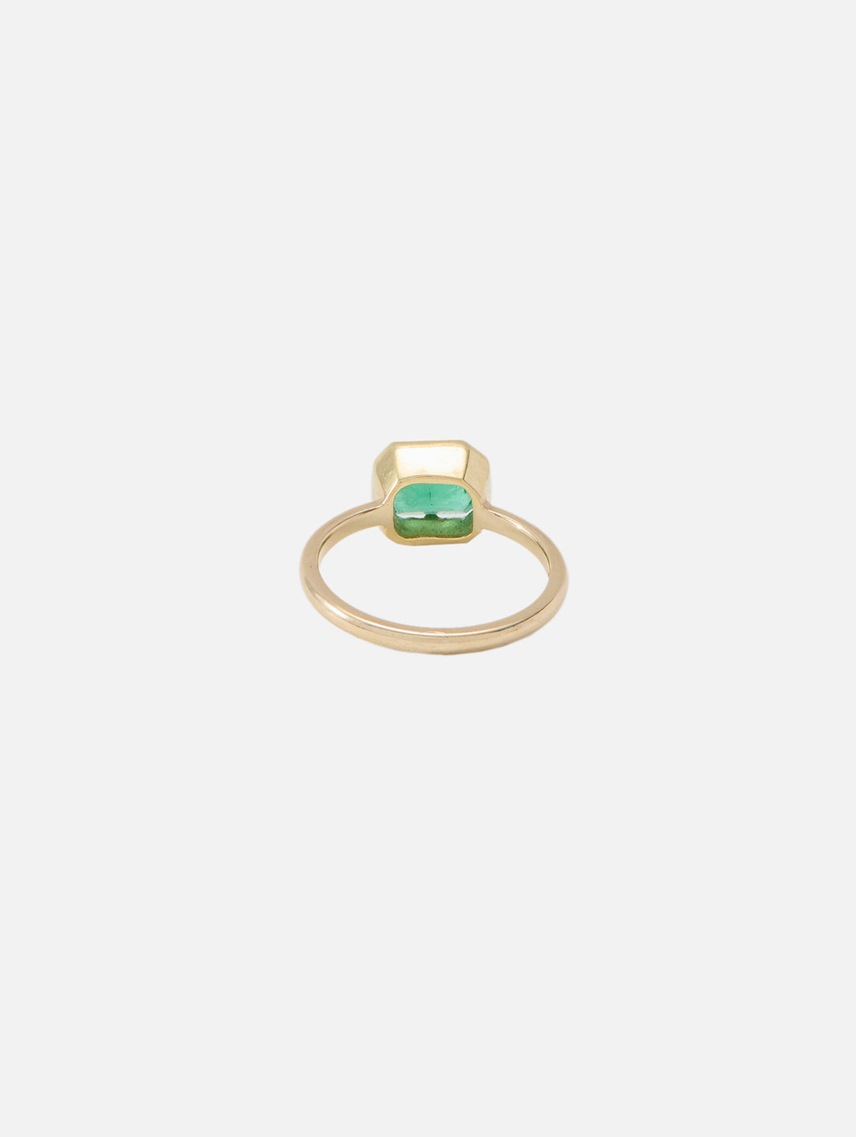 Mini Emerald Framed Ring,SHYLEE ROSE,YELLOW GOLD,Image 3