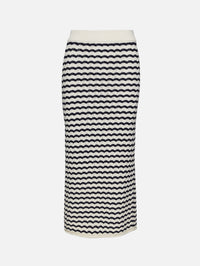 Alexis Skirt,A.L.C.,PARCHMENT/ NAVY,Image 1
