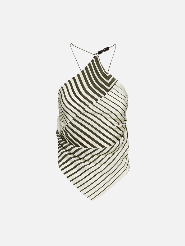 Leilana Scarf,SIR.,GARDEN STRIPE,Image 1