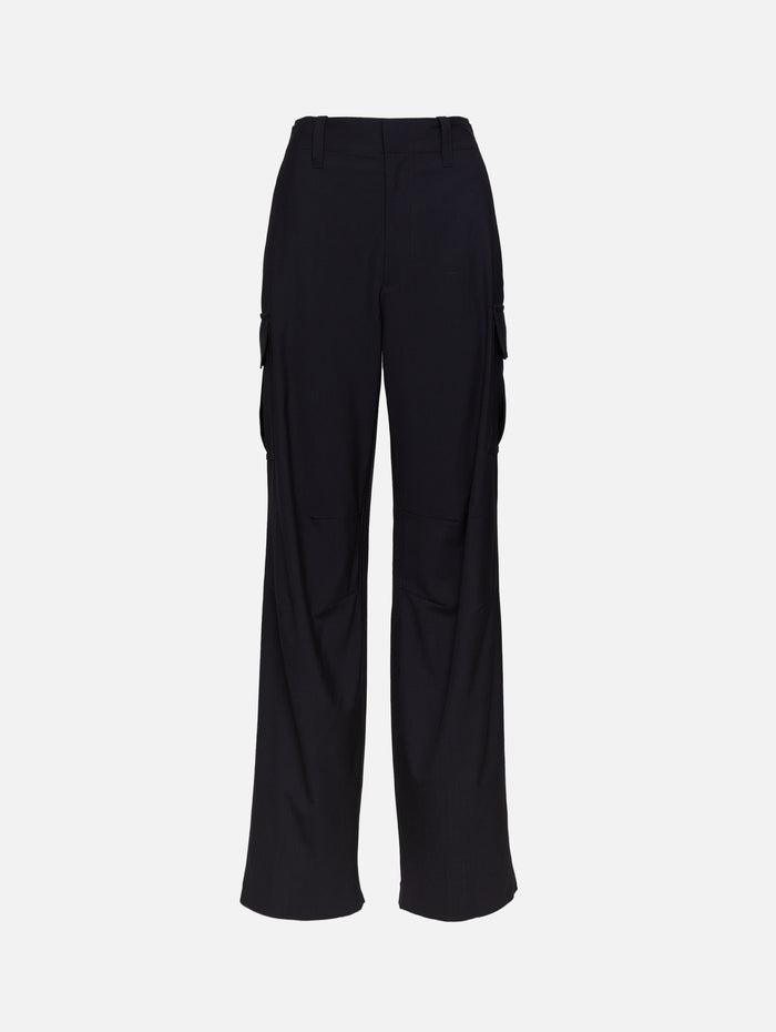Straight Leg Trouser,BOTTEGA VENETA,DARK BLUE,Image 1