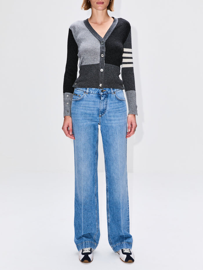 Wide Leg Jean,DOLCE & GABBANA,BLUE DENIM,Image 1