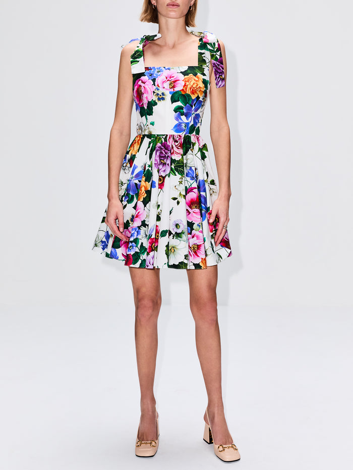 Tie Strap Dress,DOLCE & GABBANA,MIX FIORI,Image 1