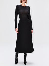 Carey Skirt,PARTOW,BLACK,Image 2