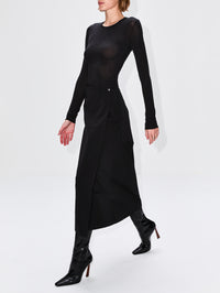 Carey Skirt,PARTOW,BLACK,Image 3