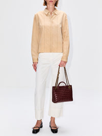 Small Andiamo Bag,BOTTEGA VENETA,MADDER BROWN,Image 2