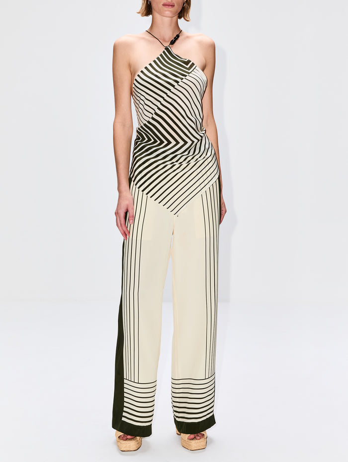 Leilana Scarf,SIR.,GARDEN STRIPE,Image 1