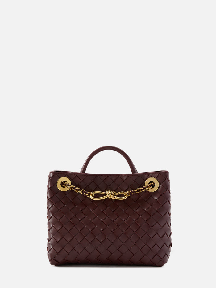 Small Andiamo Bag,BOTTEGA VENETA,MADDER BROWN,Image 1