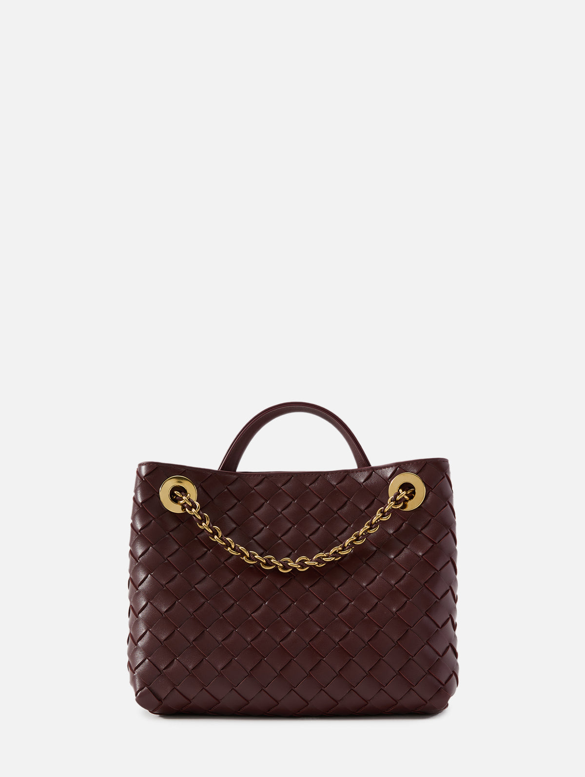 Small Andiamo Bag,BOTTEGA VENETA,MADDER BROWN,Image 3