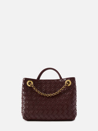 Small Andiamo Bag,BOTTEGA VENETA,MADDER BROWN,Image 3