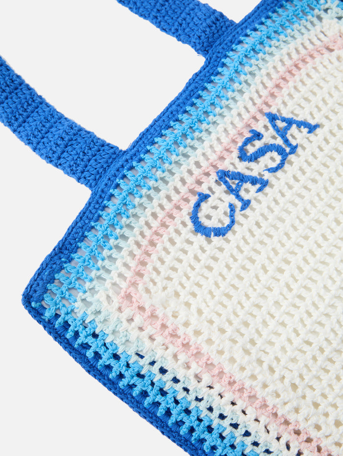 Crochet Bag,CASABLANCA,BLUE GRADIENT,Image 1
