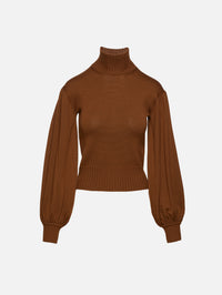 Acume Sweater,MAX MARA,TOBACCO,Image 1