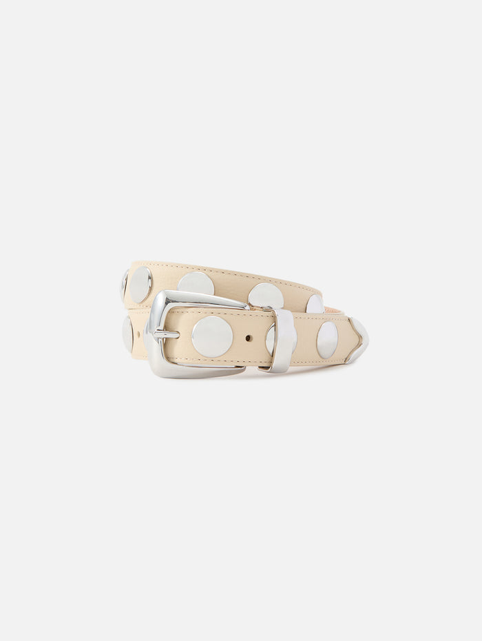 Benny Belt,KHAITE,DARK IVORY,Image 1