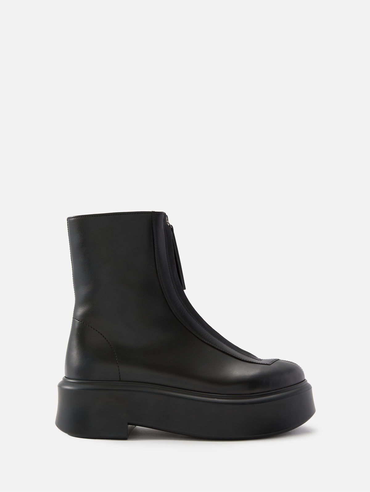 I Zipped Boot,THE ROW,BLACK,Image 1