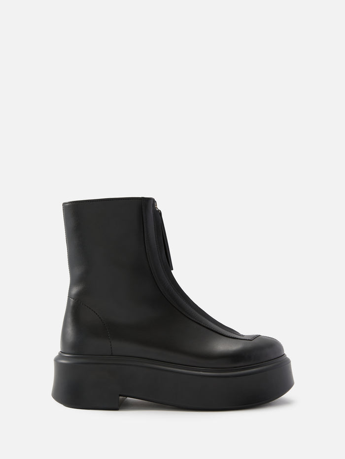 I Zipped Boot,THE ROW,BLACK,Image 1