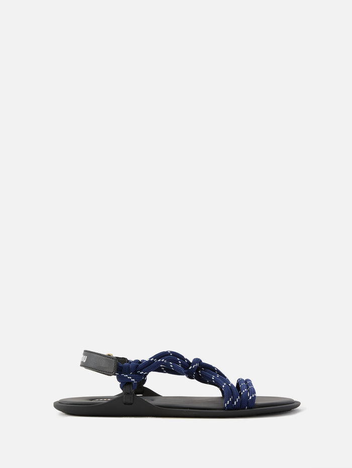 Infradito Cord Sandal,MIU MIU,BALTICO,Image 1
