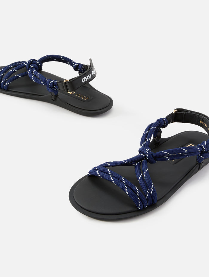 Infradito Cord Sandal,MIU MIU,BALTICO,Image 1