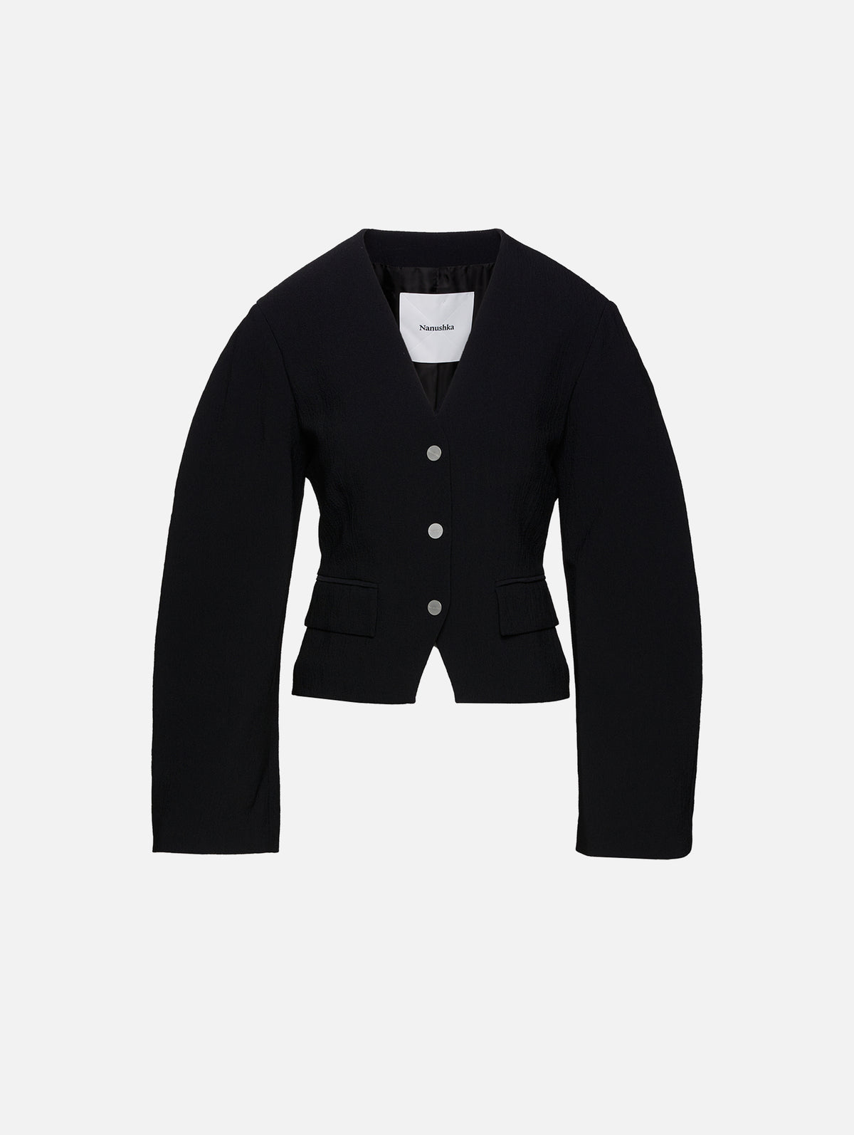 Kiyo Sweater,NANUSHKA,BLACK,Image 1