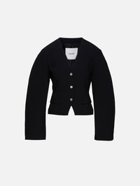 Kiyo Sweater,NANUSHKA,BLACK,Image 1