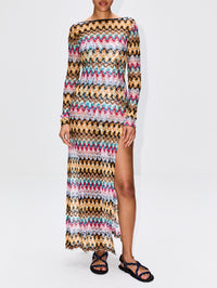 Long Cover Up,MISSONI MARE,MULTI WITH DARK BASE,Image 2