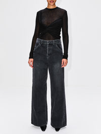 Izolda Top,NANUSHKA,BLACK,Image 2