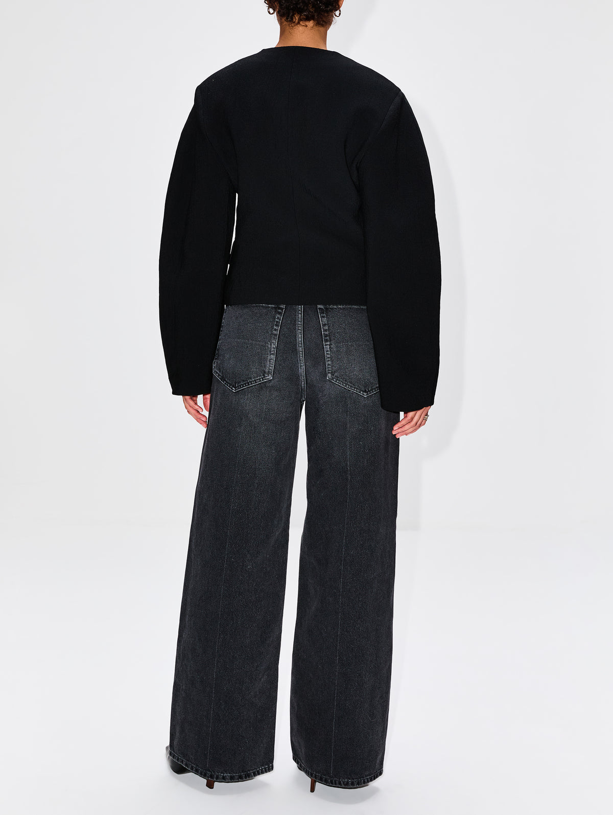 Kiyo Sweater,NANUSHKA,BLACK,Image 3