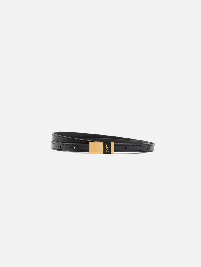 Anchor Belt,SAINT LAURENT,BLACK,Image 1