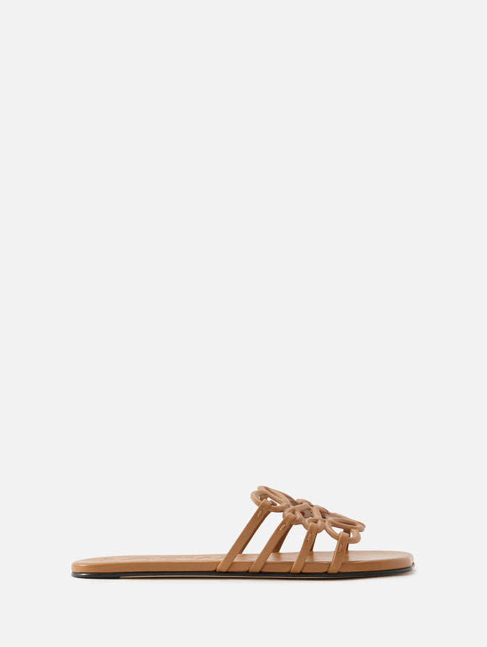 Petal Anagram Slide,LOEWE,CAMEL,Image 1