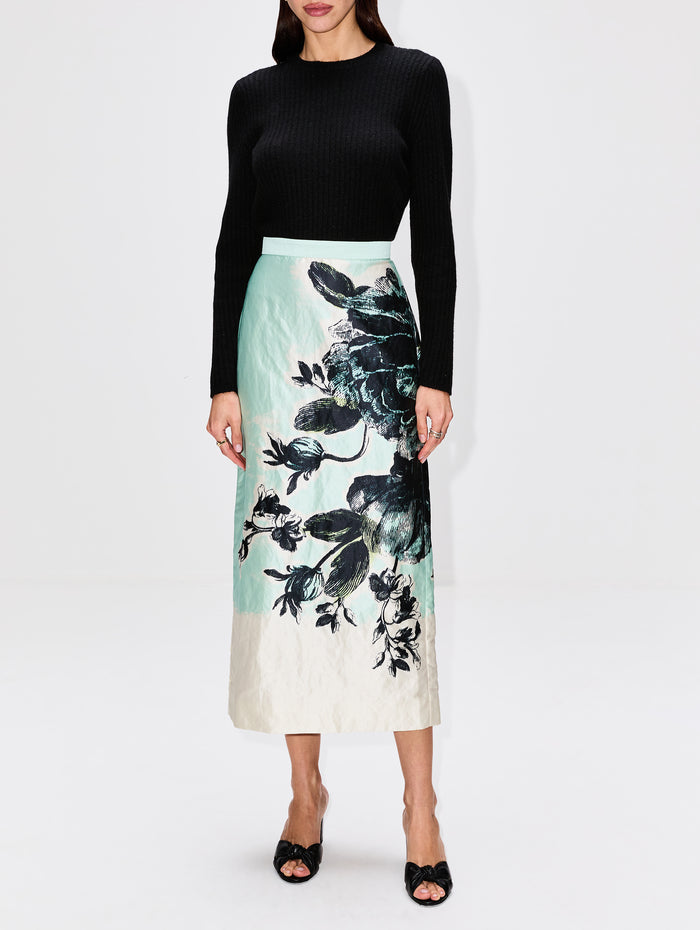 Ruched Knit Top,CO,BLACK,Image 1