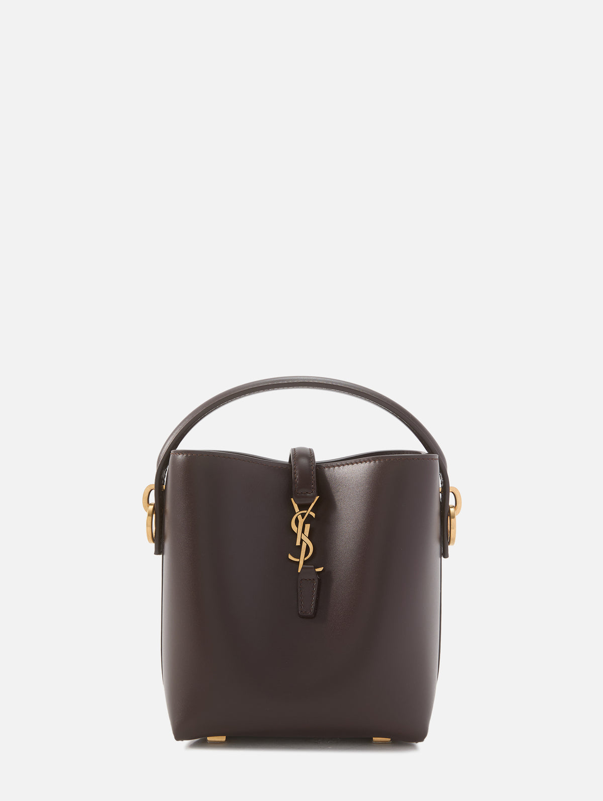 Le 5 à 7 Mini Bucket Bag,SAINT LAURENT,DARK SWEET CHOCOLATE,Image 1