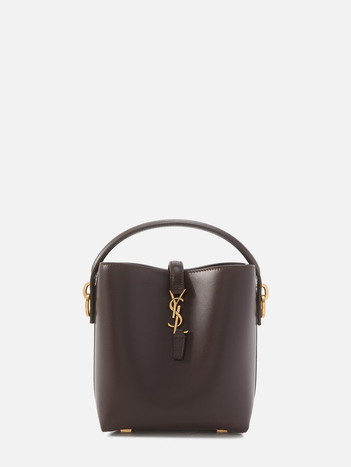 Le 5 à 7 Mini Bucket Bag,SAINT LAURENT,DARK SWEET CHOCOLATE,Image 1