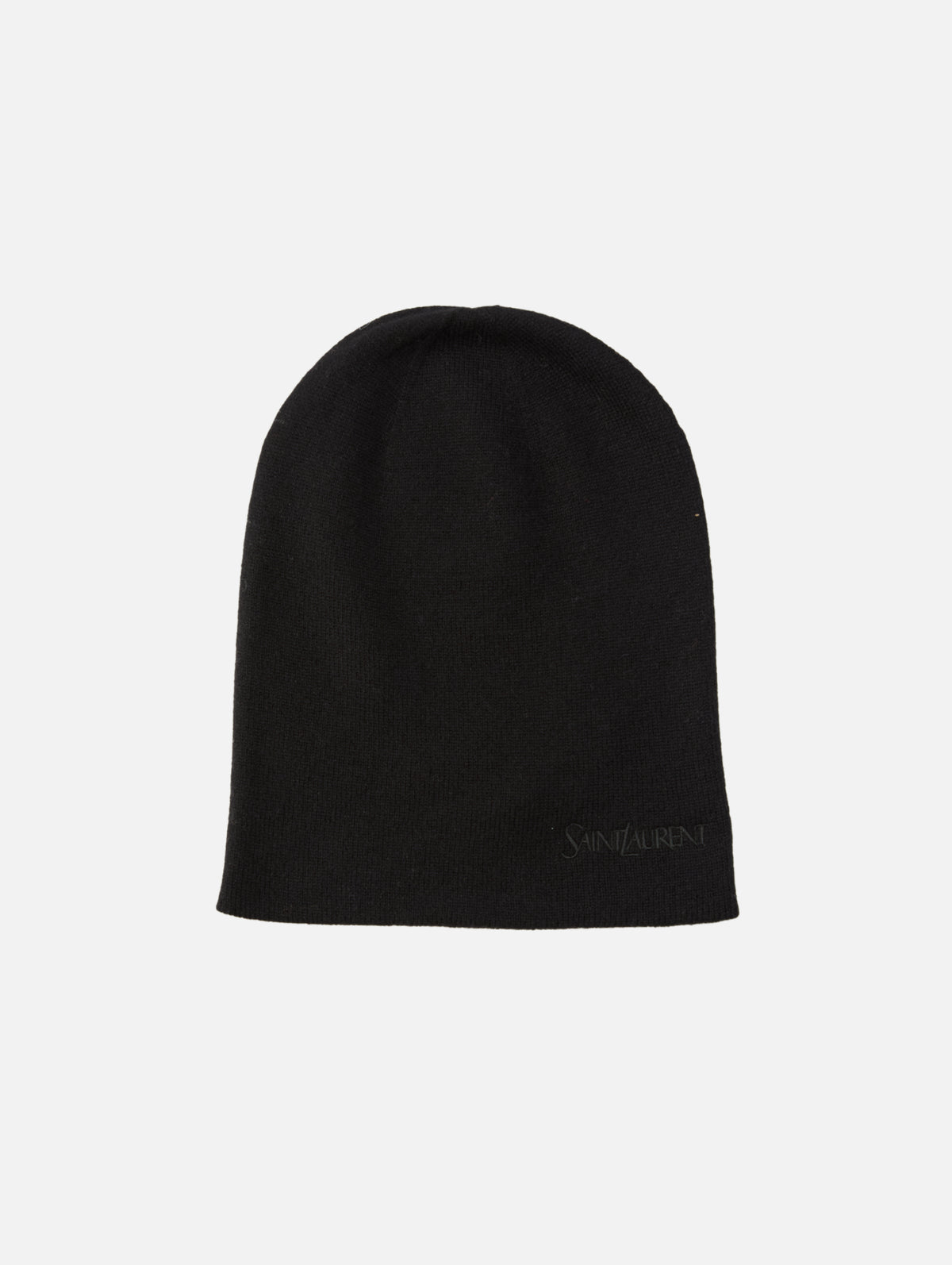 Cashmere Beanie,SAINT LAURENT,BLACK,Image 1