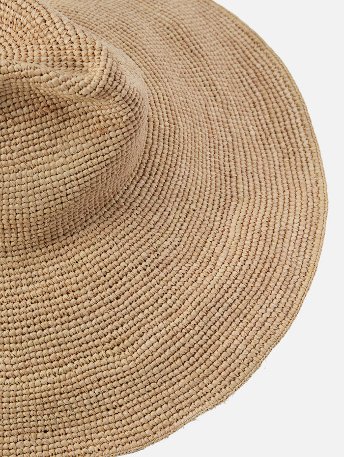 Waverly Wide Brim Straw Hat,JANESSA LEONE,SAND,Image 1