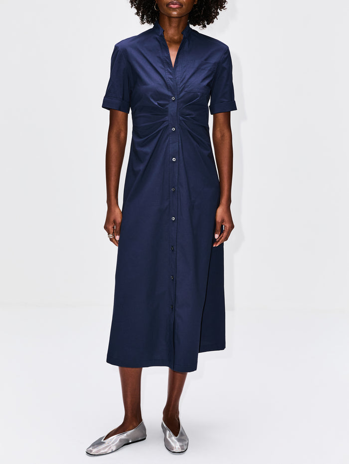 Noor Dress,CALLAS MILANO,NAVY,Image 1