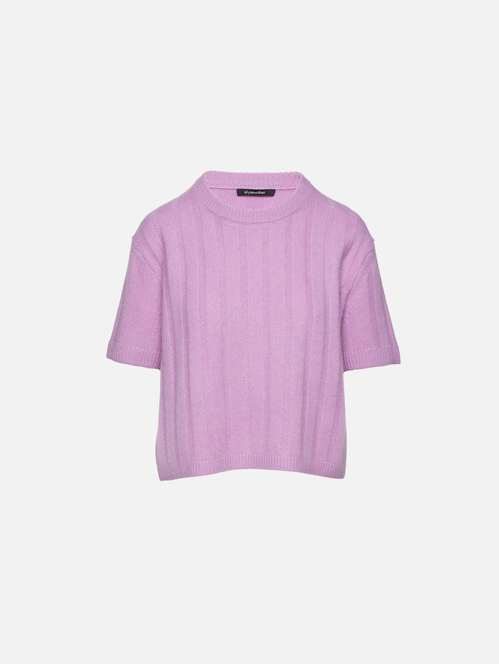 Duke Boxy Sweater,ELYSEWALKER LABEL,MAUVE,Image 1