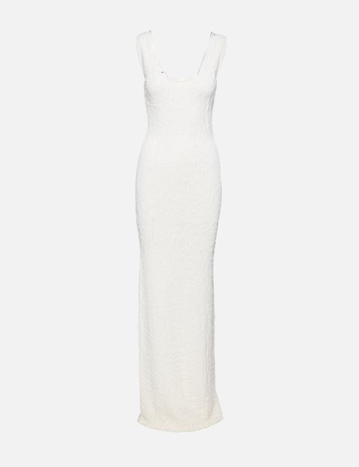 Duras Dress,ALTUZARRA,IVORY,Image 1