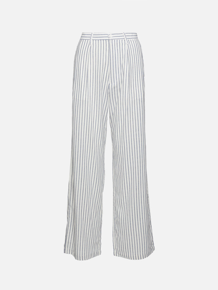 Blair Double Pleated Pant,DENIMIST,BLUE TICK,Image 1
