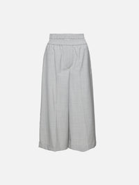 Cropped Trouser,LOEWE,LIGHT GREY,Image 1